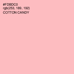 #FDBDC0 - Cotton Candy Color Image